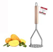 Amassador de Batatas e Legumes Aço Inox CB Rose Gold 25cm