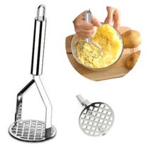 Amassador de Batatas e Legumes Inox Manual Ergonômico Amassador Para Purê Profisisonal Amassador de Batatas e Legumes Inox Manual Ergonômico Amassador Para Purê Profisisonal