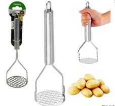 Amassador de Batatas Multiuso Inox 26X8cm