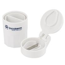 Amassador de Comprimidos Com Função Corta e Porta 3 em 1 Incoterm