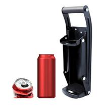 Amassador de Latinhas Alumínio Abridor de Garrafas Cozinha Restaurante Padaria Lanchonete Bar Churrasco Festas Eventos Reciclagem