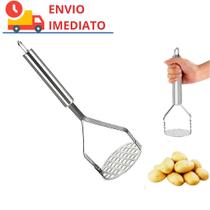 Amassador Espremedor de Batatas Inox Fejão Legumes Purê