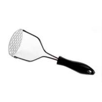 Amassador Manual De Batata Cabo Preto - Espremedor P/ Purê Inox Amassador Manual De Batata Cabo Preto - Espremedor P/ Purê Inox
