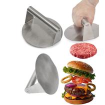 Amassador Prensa Smash Burguer Redondo Caseiro Inox FRG0358 Frigopro Amassador Prensa Smash Burguer Redondo Caseiro Inox FRG0358 Frigopro