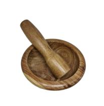 Amassador Triturador de Temperos de Madeira com Machucador Amassador Triturador de Temperos de Madeira com Machucador