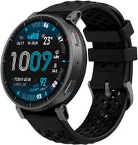Amazfit Active MAX - Preto tela AMOLED 5ATM, GPS integrado, 4GB interno, compatível iOS, e Android,