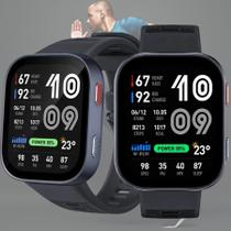 Amazfit Relógio inteligente Bip Max de 46mm, bateria de 20 dias, tela AMOLED de 5.3 cm, GPS e mapas gratuitos, IA, Dark Blue Amazfit Relógio inteligente Bip Max de 46mm, bateria de 20 dias, tela AMOLED de 5.3 cm, GPS e mapas gratuitos, IA, Dark Blue