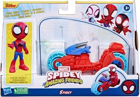 Amazing Friends Spiderman Homem Aranha C/ Moto Hasbro F7459