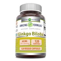 Amazing Nutrition Ginkgo Biloba 120 mg 120 cápsulas No OGM