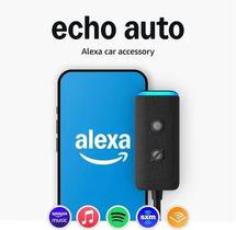 Amazon Echo Auto 2a Geração Alexa para Carro e Moto Preta Amazon Echo Auto 2a Geração Alexa para Carro e Moto Preta