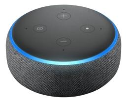 Amazon Echo Dot 3 Gen Com Assistente Virtual Alexa Charcoal