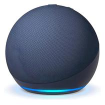 Amazon Echo Dot 5th Gen Com Assistente Virtual Alexa Azul