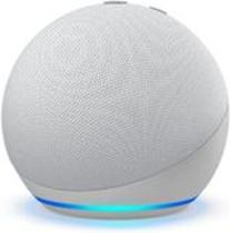 Amazon Echo Dot 5th Gen Com Assistente Virtual Alexa Glacier White 110v/240v