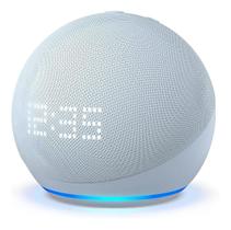 Amazon Echo Dot 5th Gen with clock com assistente virtual Alexa, display integrado - blue 110V/240V