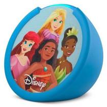 Amazon Echo Pop Kids Disney Princess Alexa 1ª Geração 2023 - Azul