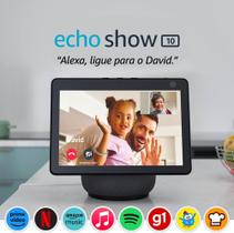 AMAZON ECHO SHOW 10 (PRETO, 3ª GERAÇÃO)