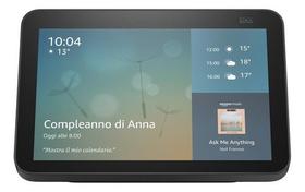Amazon Echo Show 8 2nd Gen com assistente virtual Alexa, display integrado de 8" charcoal 110V/240V - Alinee