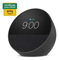 Amazon echo spot 2024 com alexa preto Amazon echo spot 2024 com alexa preto