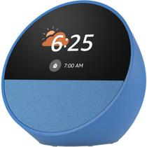 Amazon Echo Spot Smart Com Relógio Alarme 2024 Azul