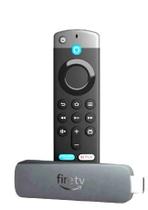 Amazon Fire Stick 4k Wifi 6 Alexa Por Voz Inteligente C Preto De Voz Preto De Voz