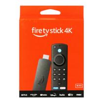 Amazon Fire TV Stick 4K 2ª Geração, 8GB, Full HD 2160p, Wi-Fi 6, Controle remoto por voz com Alexa