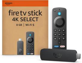 Amazon Fire TV Stick 4K Ultra HD, Select (novo sistema Vega OS,) 1GB de RAM e 8GB,