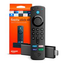 Amazon Fire TV Stick 4K wi-fi 6 Alexa e comandos de TV