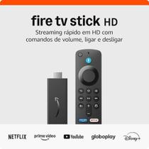 Amazon Fire TV Stick HD 4ª Gen Preto 8GB 1GB WI-FI 5