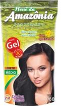 Amazonia Preto Medio (Preto Natural) Hene em Gel 180gr Divina Dama Pouch