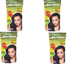 Amazonia Preto Medio (Preto Natural) Hene em Gel 180gr Divina Dama Pouch