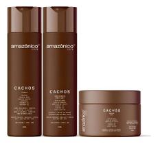 Amazonico Care Kit Cachos Definidos- 3 Produtos Amazonico Care Kit Cachos Definidos- 3 Produtos