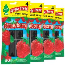 Ambientador para Auto LITTLE TREES Vent Wrap con Aroma a Fresa