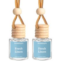 Ambientador para carro AROMTOPIA, 2 unidades, Fresh Linen, 16 ml Ambientador para carro AROMTOPIA, 2 unidades, Fresh Linen, 16 ml