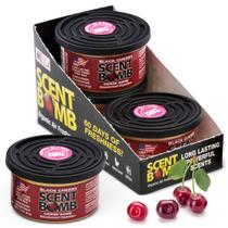 Ambientador Scent Bomb Black Cherry Orgânico com 4 Unidades Ambientador Scent Bomb Black Cherry Orgânico com 4 Unidades