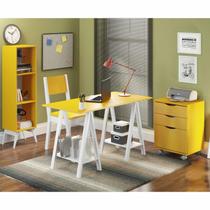 Ambiente Office P241 Tutti Colors Madesa Branco/Amarelo