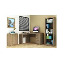 Ambiente para Home Office 03 Peças Amêndoa - Tecno Mobili