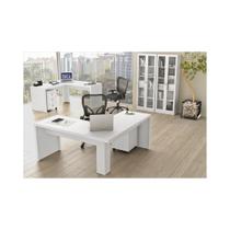 Ambiente para Home Office 06 Peças Branco 13 Tecno Mobili