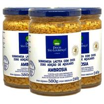 Ambrosia Zero Açucar São Lourenço 380g (3 vidros)