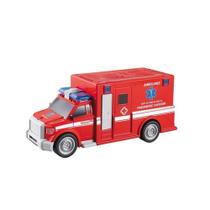 Ambulâcia de Brinquedo infantil com sirene para criança luz e som Vermelha BBR - BBR toys