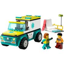 Ambulância de Emergência LEGO City - 60403 79 Peças