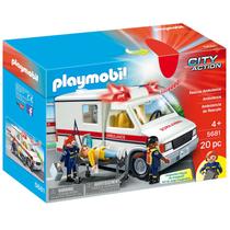 Ambulância Rescue Ambulance City Action Playmobil 5681 SUNNY 270