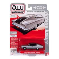 AMC Rambler Marlin 1965 Prata 1/64 Auto World ATWAWSP157