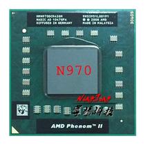 AMD Phenom II Quad-Core Mobile N970 2,2 GHz Usado CPU Quad-Core Quad-Thread HMN970DCR42GM Soquete S1 AMD Phenom II Quad-Core Mobile N970 2,2 GHz Usado CPU Quad-Core Quad-Thread HMN970DCR42GM Soquete S1