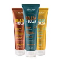 Amend Beleza na Bolsa Masc Hidra 90g + Recons 90g + Leave-in Nutri 90g