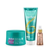 Amend Cachos Masc 250ml + Leave-in Ondulado 250ml + Millenar Oil Monói 60ml Amend Cachos Masc 250ml + Leave-in Ondulado 250ml + Millenar Oil Monói 60ml