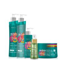 Amend Cachos Sh 250ml + Cond 250ml + Masc 250ml + Ativador de Cachos 190ml + Millenar Oil Inchi 60ml Amend Cachos Sh 250ml + Cond 250ml + Masc 250ml + Ativador de Cachos 190ml + Millenar Oil Inchi 60ml