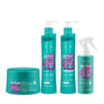Amend Cachos Sh 250ml + Cond 250ml + Masc 250ml + Fluído Day After 190ml Amend Cachos Sh 250ml + Cond 250ml + Masc 250ml + Fluído Day After 190ml