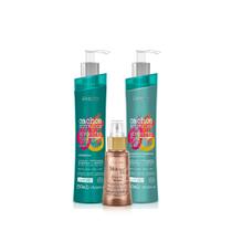 Amend Cachos Sh 250ml + Cond 250ml + Millenar Oil Monói 60ml Amend Cachos Sh 250ml + Cond 250ml + Millenar Oil Monói 60ml