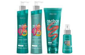 Amend Cachos Shampoo e Condicionador e Leave-in Cabelos Crespos e Óleo Multifuncional