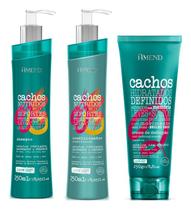 Amend Cachos Shampoo e Condicionador e Leave-in Fechado